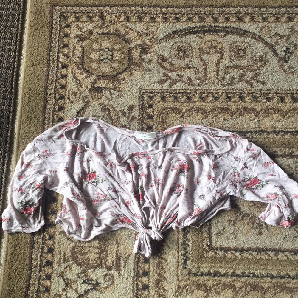 Floral crop top
